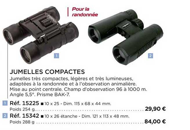 jumelles compactes