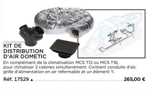 kit de distribution d'air dometic
