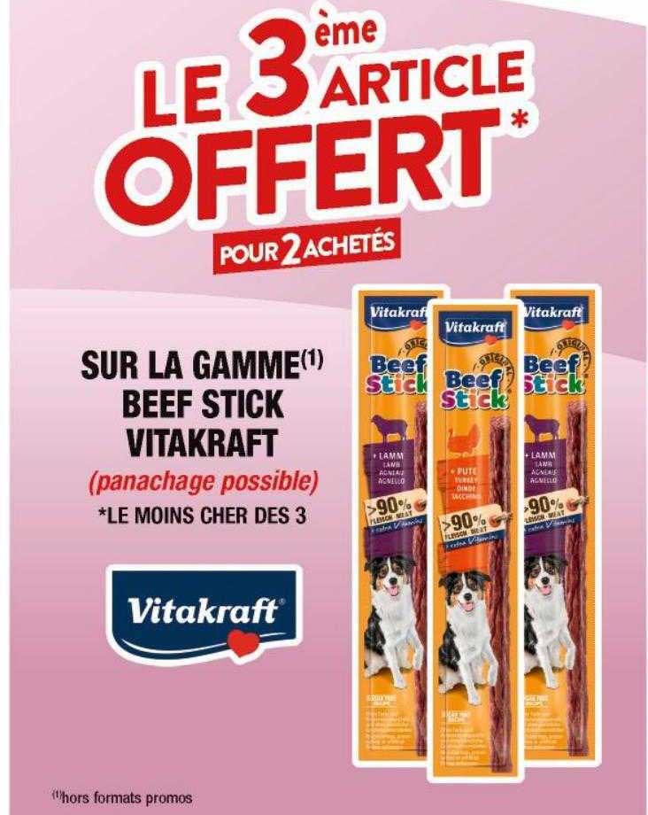 la gamme beef stick vitakraft