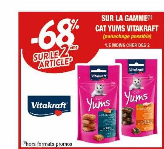 la gamme cat yums vitakraft