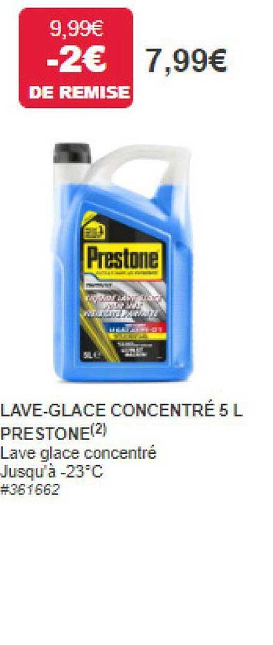 lave-glace concentré 5 l prestone