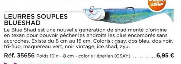leurres souples blueshad