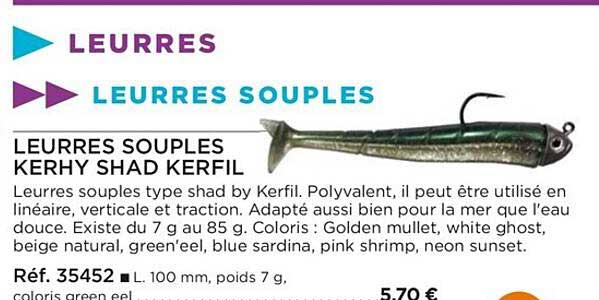 leurres souples kerhy shad kerfil