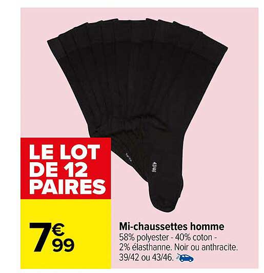 mi-chaussettes homme