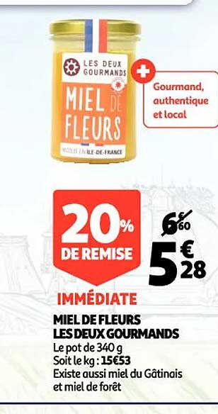 miel de fleurs les deux gourmands