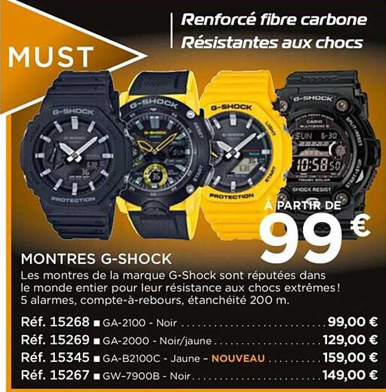 montres g-shock