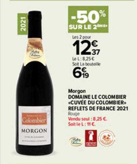 morgon domaine le colombier «cuvée du colombier» reflets de france 2021
