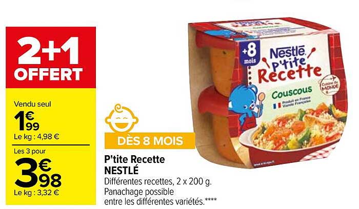 p'tite recette nestlé