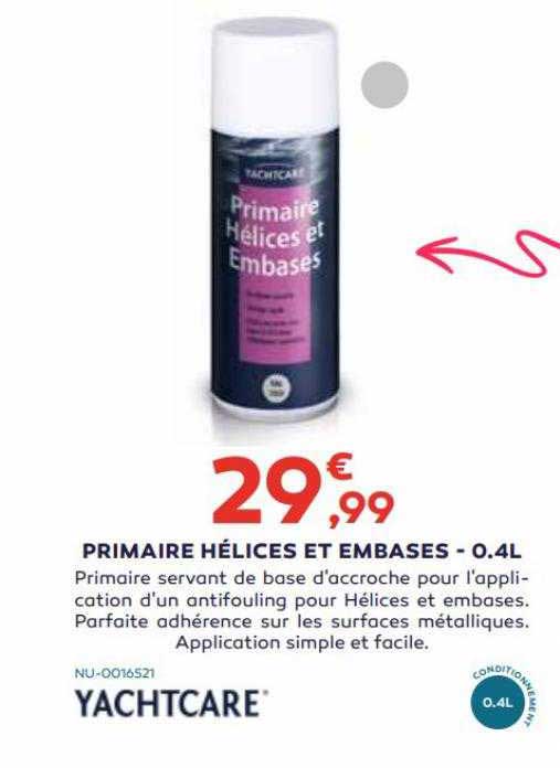 primaire hélices et embases - 0.4l yachtcare