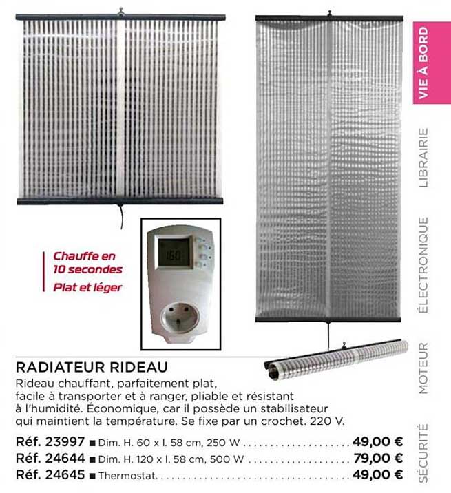 Radiateur Rideau