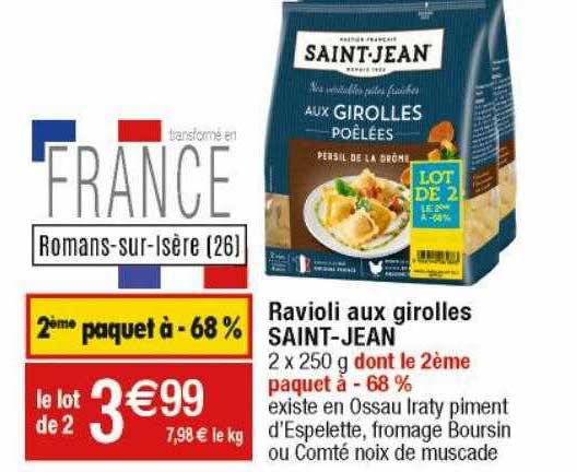 ravioli aux girolles saint-jean