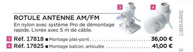 rotule antenne am-fm