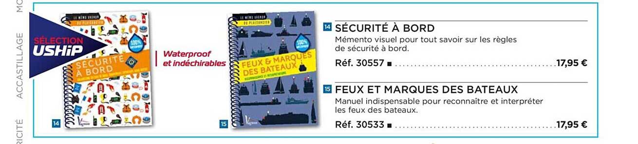 sécurité à bord, feux et marques des bateaux