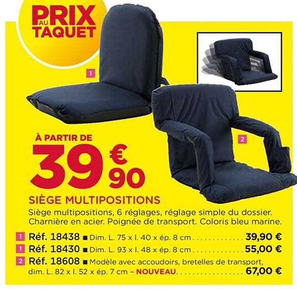 siège multipositions