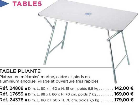 Table Pliante