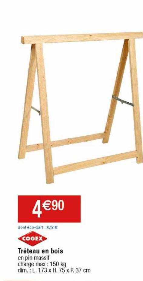 Tréteau En Bois Cogex