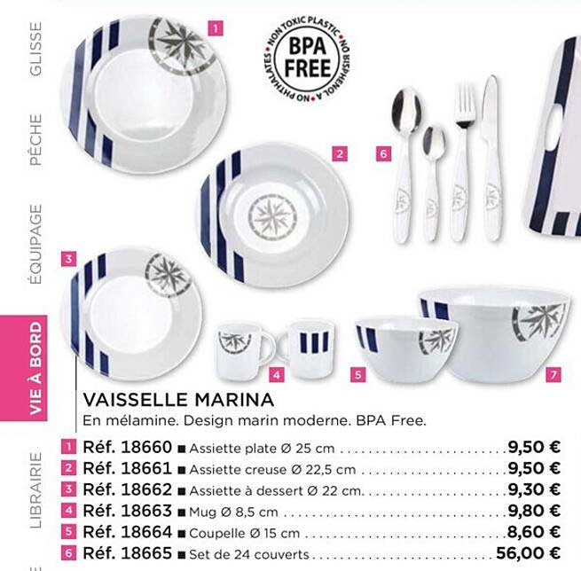 vaisselle marina