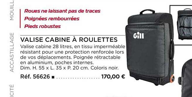 valise cabine à roulettes gill