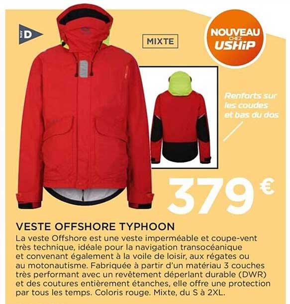 veste offshore typhoon