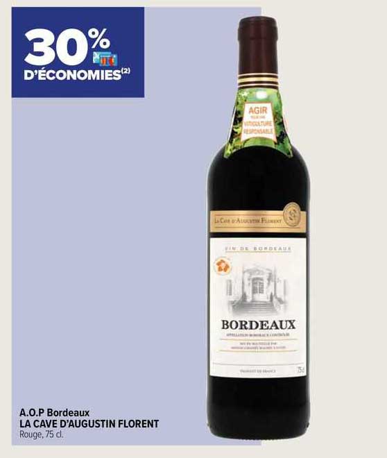 a.o.p. bordeaux la cave d'augustin florent