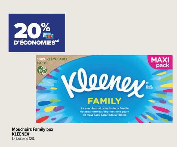 Mouchoirs Family Box Kleenex