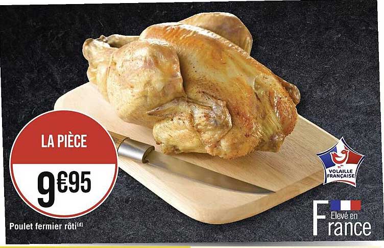 Poulet Fermier Rôti