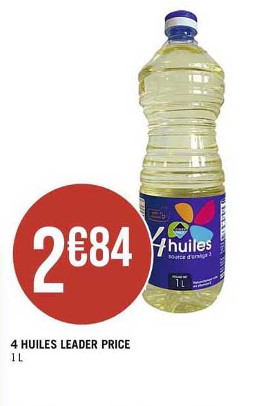 4 huiles leader price