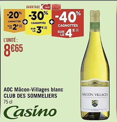 aoc mâcon-villages blanc club des sommeliers