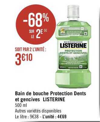 Bain De Bouche Protection Dents Et Gencives Listerine