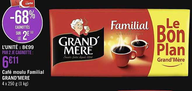 Café Moulu Familial Grand'mère