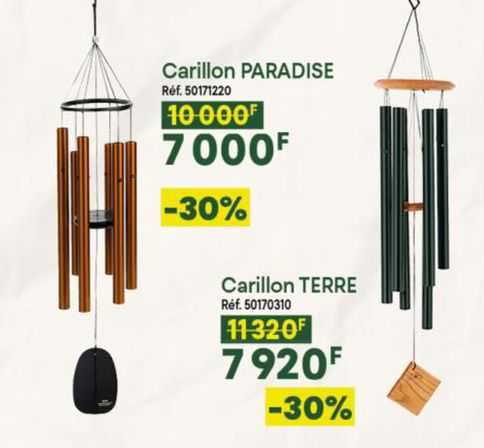 carillon paradise, carillon terre