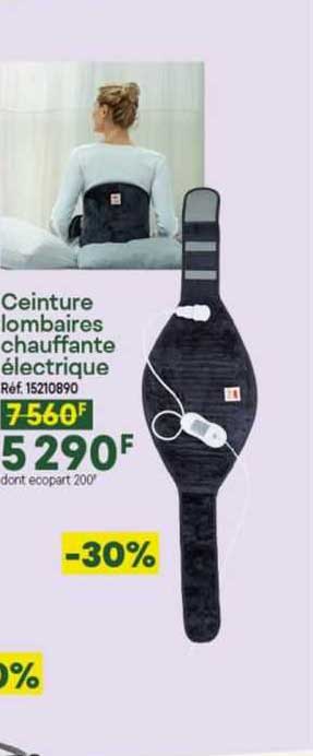 ceinture lombaires chauffante électrique