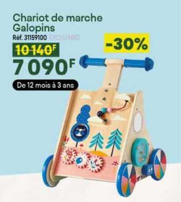 chariot de marche galopins