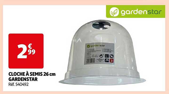 cloche à semis 26 cm gardenstar
