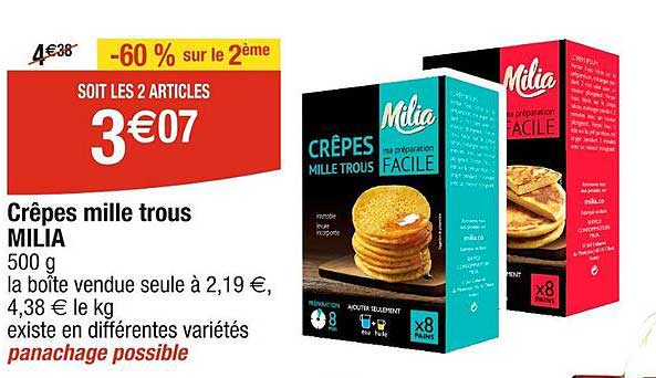 crêpes mille trous milia
