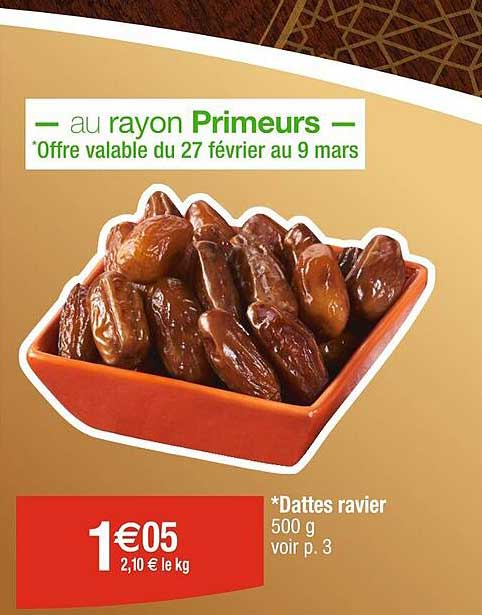 dattes ravier
