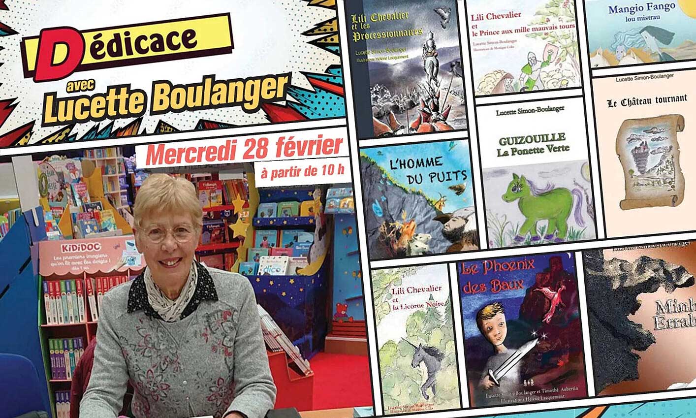 dédicace avec lucette boulanger