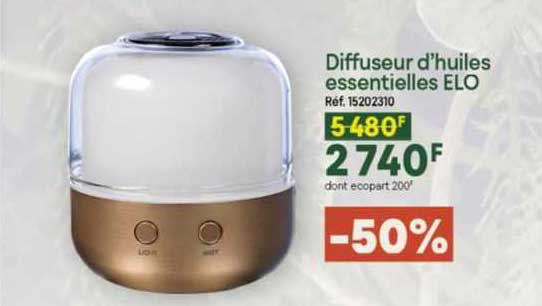 diffuseur d'huiles essentielles elo