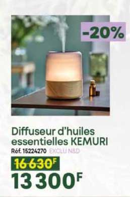 diffuseur d'huiles essentielles kemuri