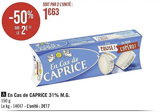 en cas de caprice 31% mat. gr.