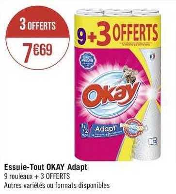 essuie-tout okay adapt