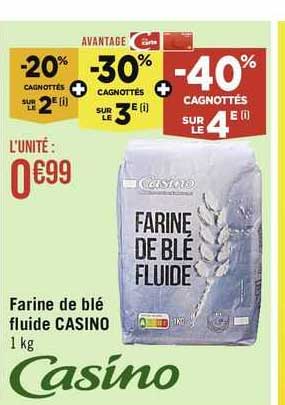 Farine De Blé Fluide Casino