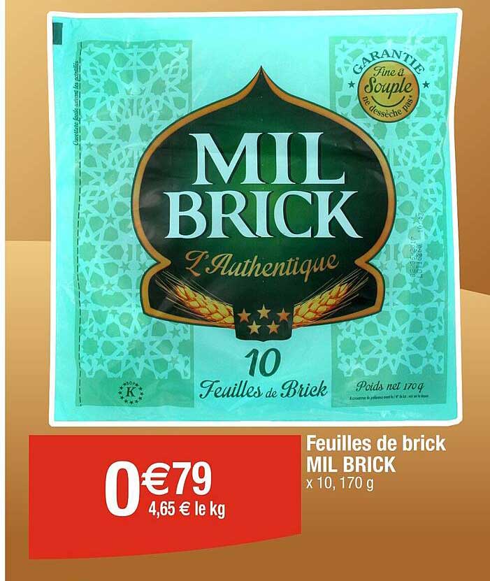 feuilles de brick mil brick