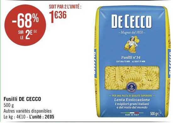 fusilli de cecco