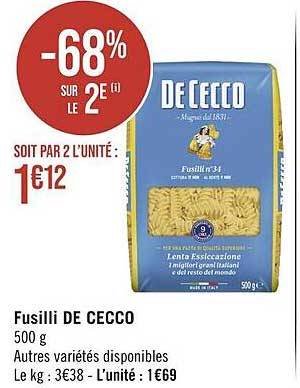 fusilli de cecco