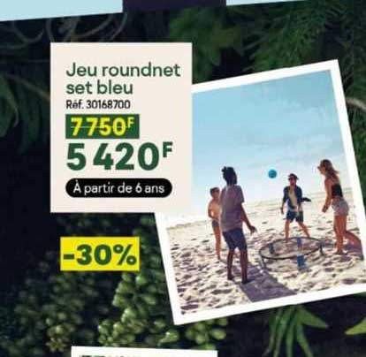 jeu roundnet set bleu