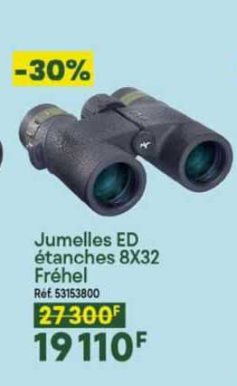 jumelles ed étanches 8 x 32 fréhel