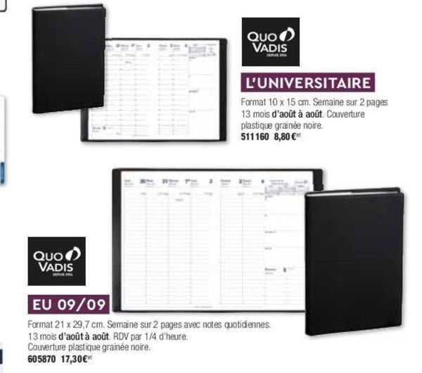 l'universitaire quovadis, eu 09/09 quovadis