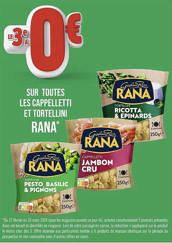 Les Cappelletti Et Tortellini Rana