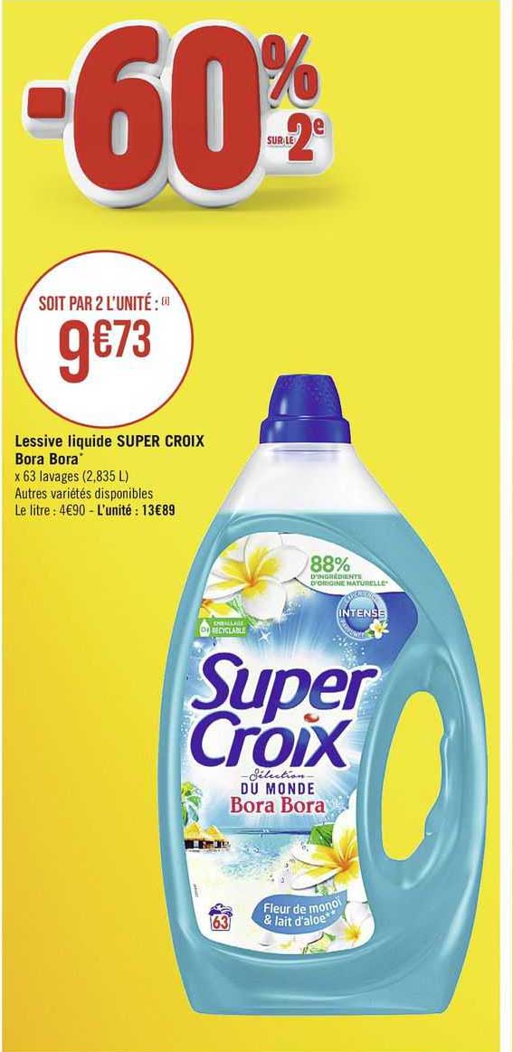 Lessive Liquide Super Croix Bora Bora